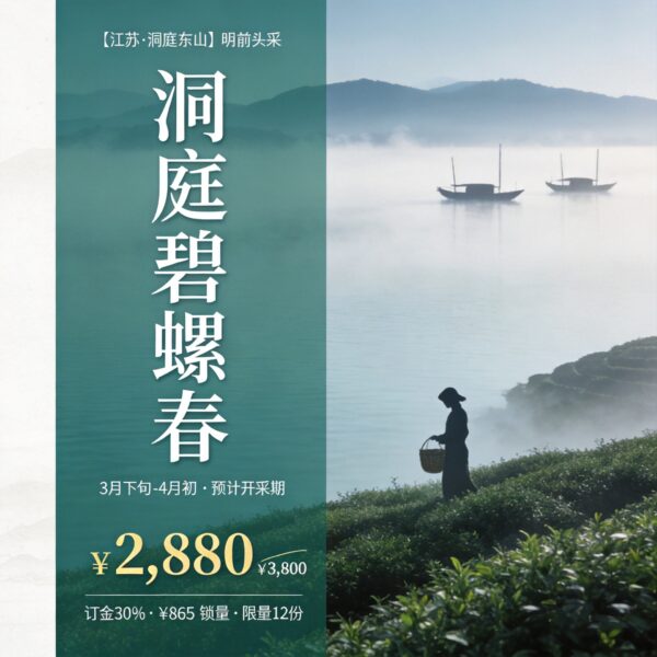 First Flush Pre-order | Dongting Biluochun · Dongshan First Flush Premium Grade 1 250g Gift Box